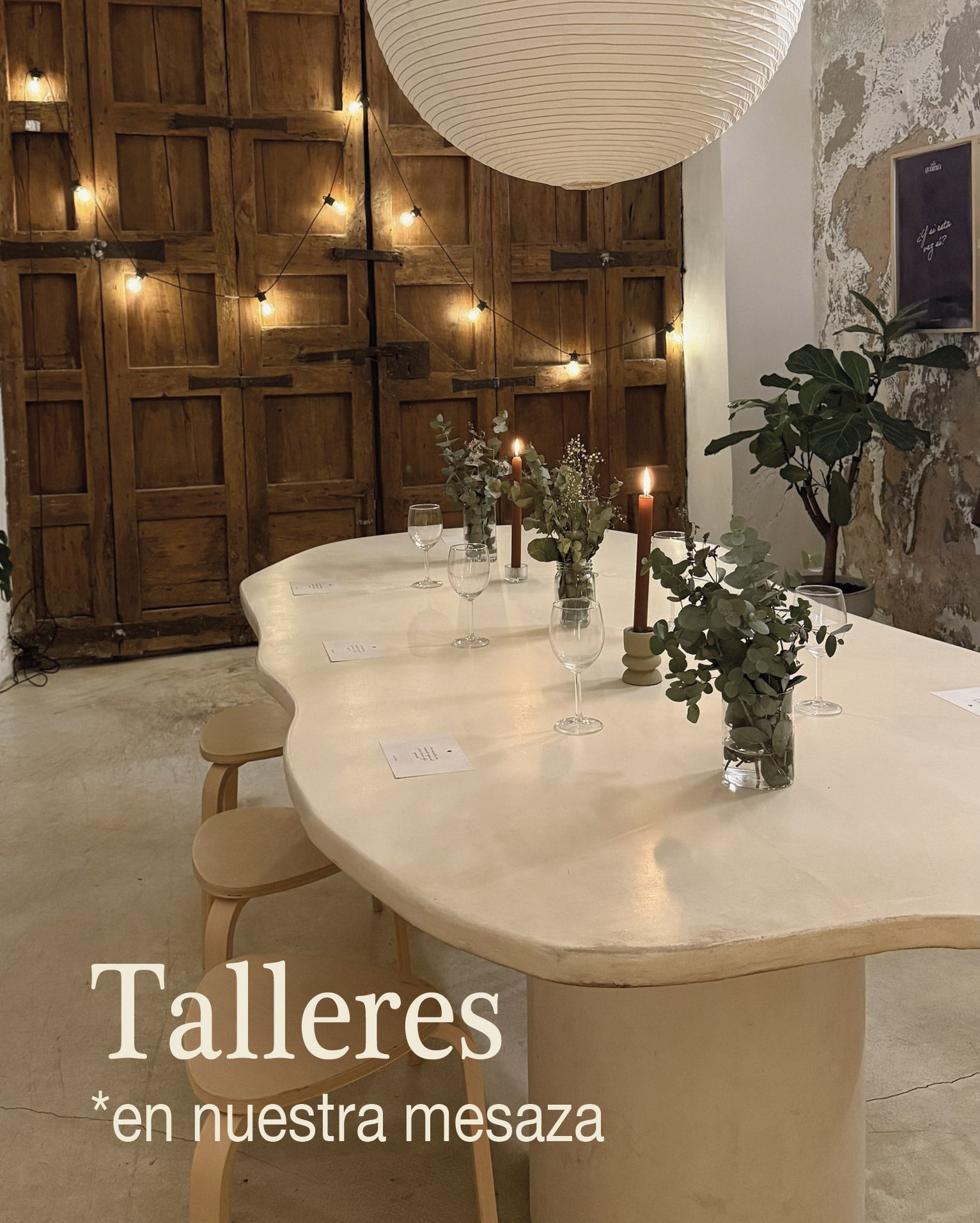 Talleres en nuestra mesaza