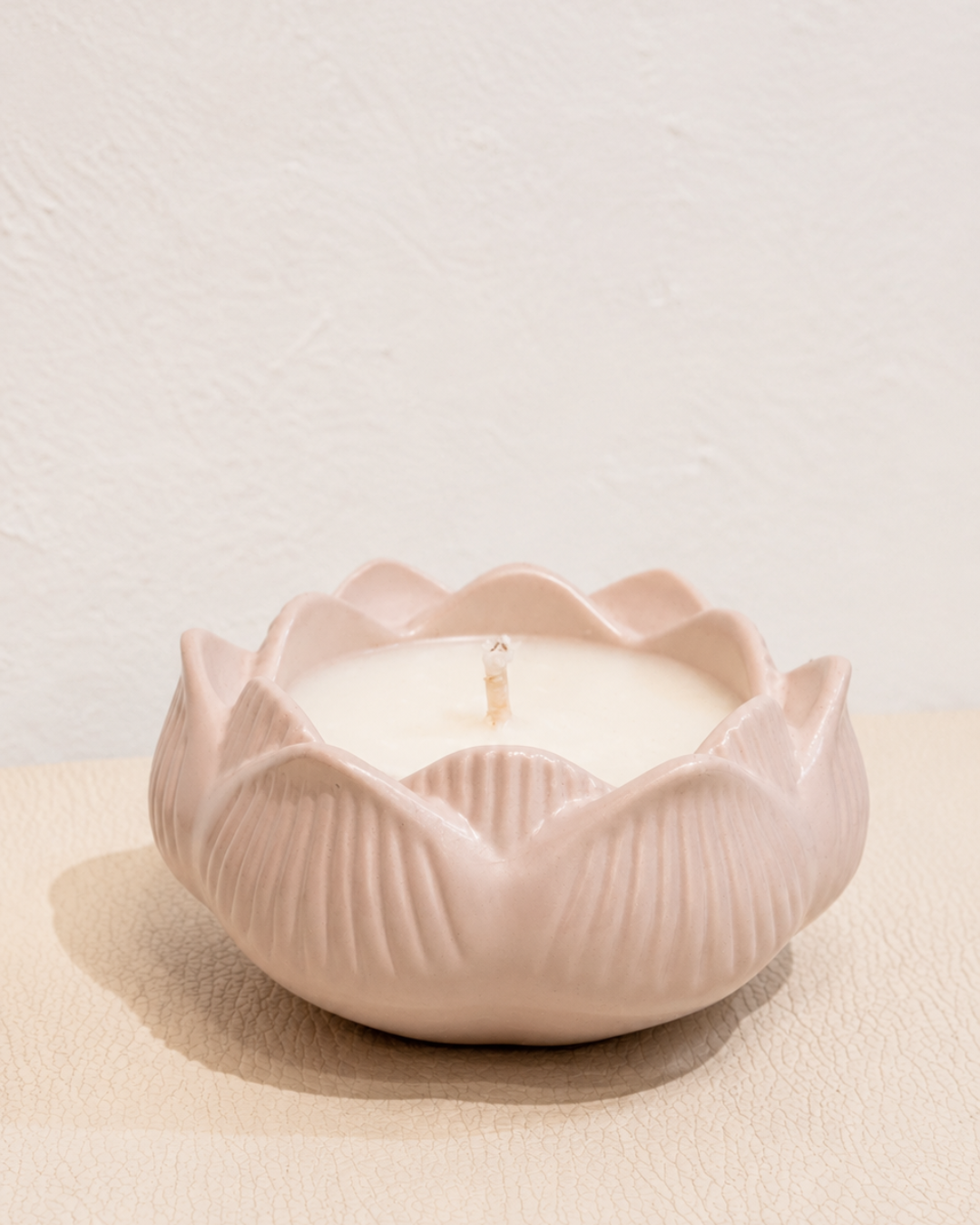 Vela aromática en forma de flor de loto