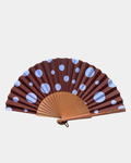 Abanico de madera con lunares — Polka Dot
