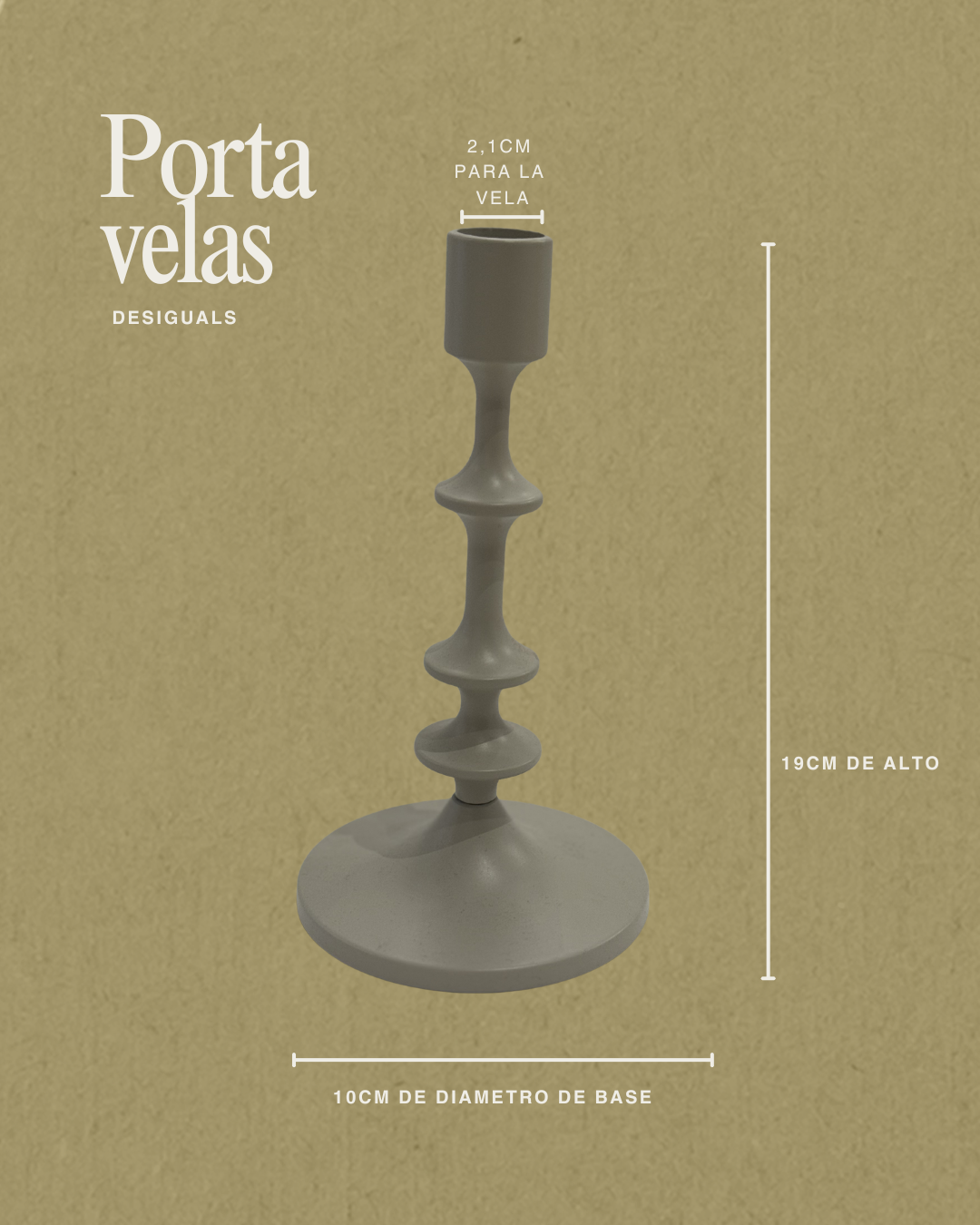 Portavelas (candelabro) - Desiguals