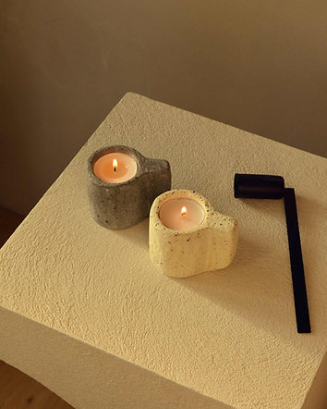 Candelabro doble función: velas largas y de té