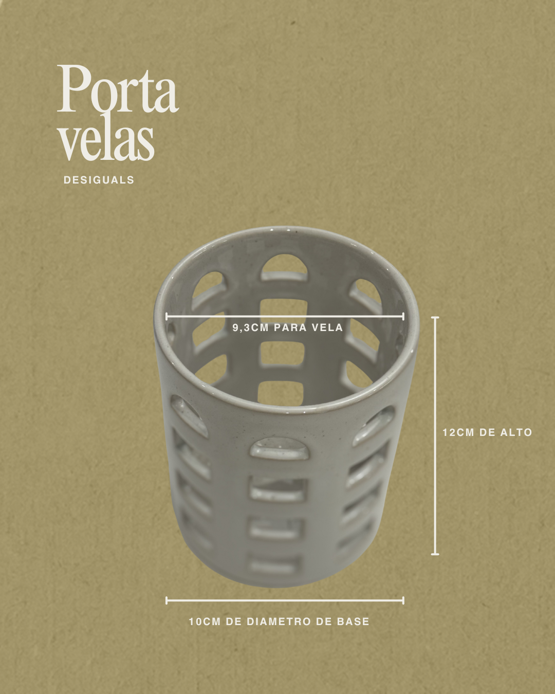 Portavelas (candelabro) - Cilindrico