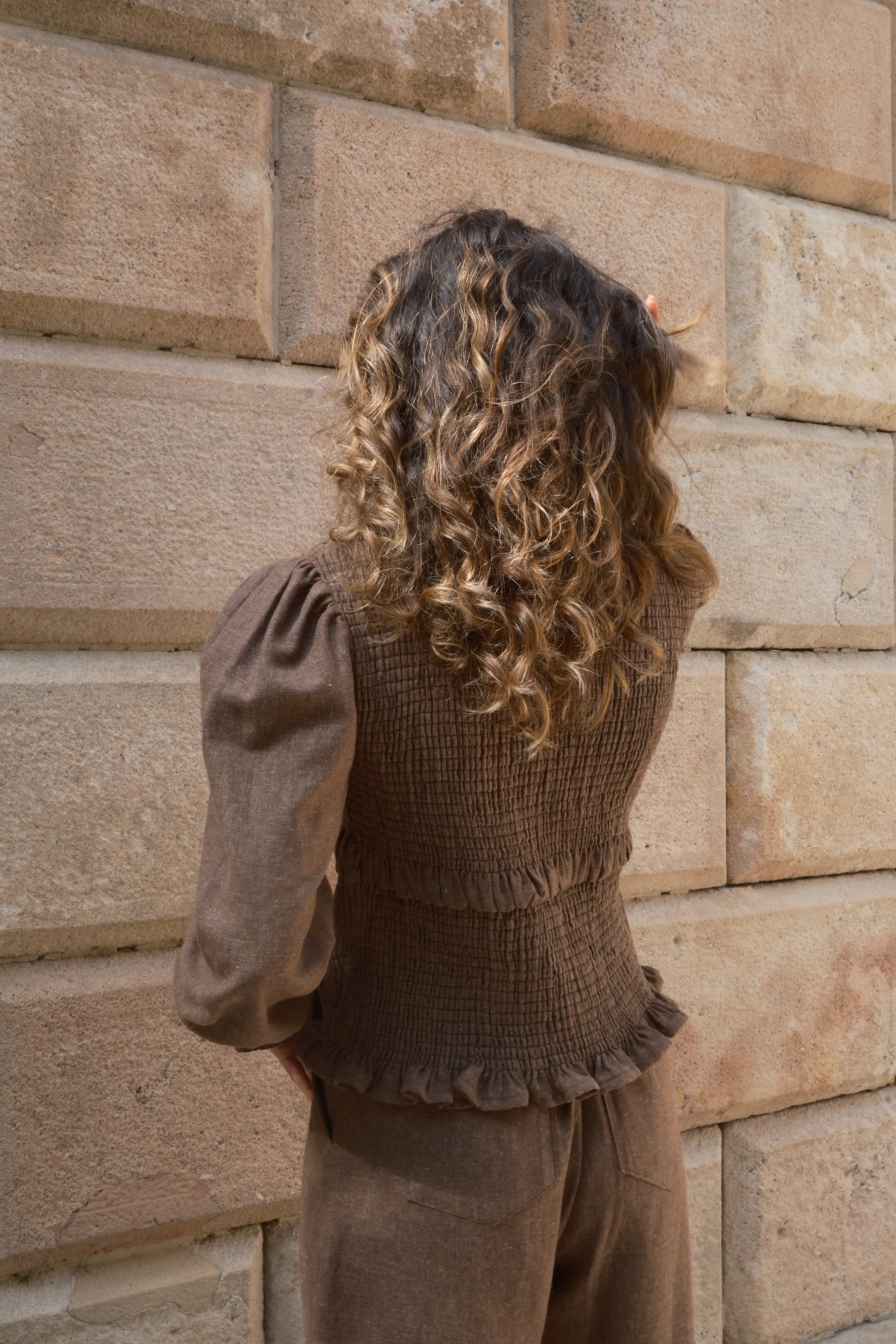 Rouri Blouse Hailey Chocolate