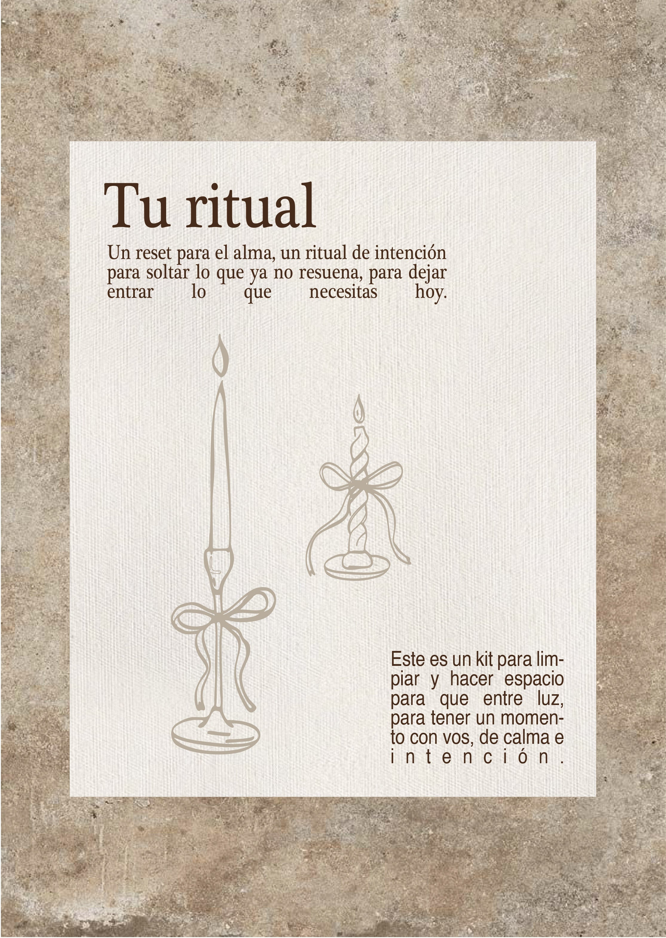 Kit "tu ritual"